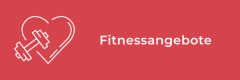 Weißer Umriss eines Herzens mit einer Hantel auf rotem Hintergrund, daneben das deutsche Wort "Fitnessangebote" in weißer Schrift.