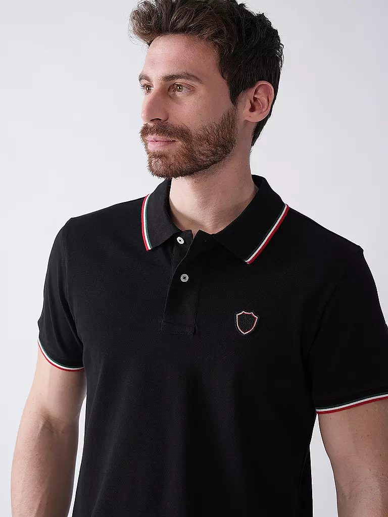 19V69 ITALIA | Poloshirt  | schwarz