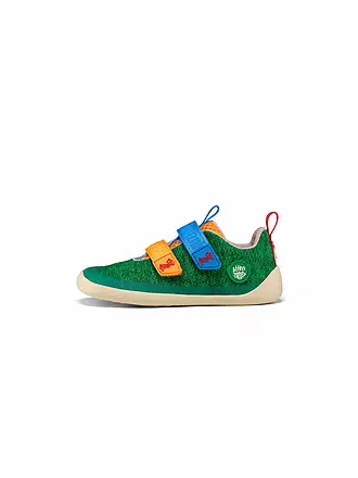 AFFENZAHN | Kinder Barfußschuhe KNIT HAPPY Eule | grün