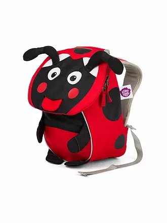 AFFENZAHN | Kinder Rucksack  Kleine Freunde - Vogel | rot