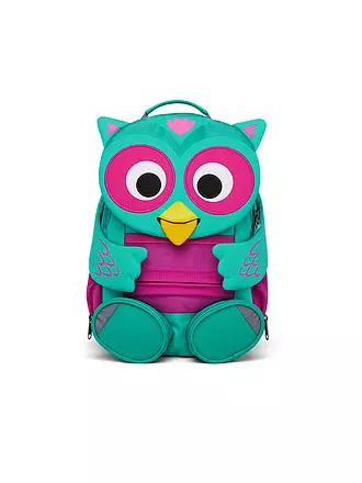 AFFENZAHN | Kinder Rucksack Großer Freund - Eule | rosa