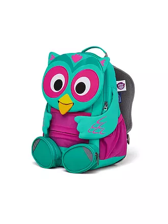 AFFENZAHN | Kinder Rucksack Großer Freund - Eule | rosa