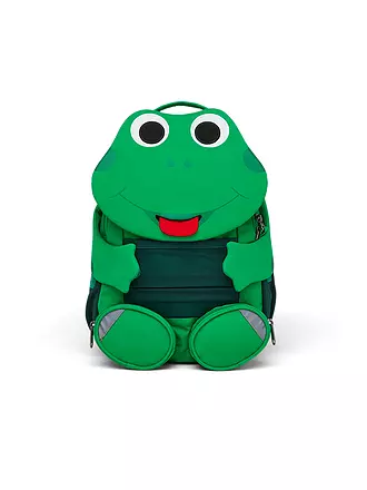 AFFENZAHN | Kinder Rucksack Großer Freund - Frosch | dunkelgrün