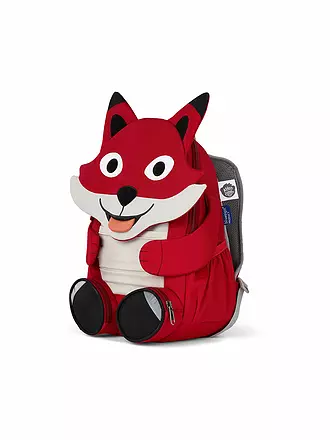 AFFENZAHN | Kinder Rucksack Großer Freund - Frosch | rot