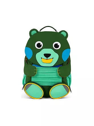 AFFENZAHN | Kinder Rucksack Großer Freund - Frosch | dunkelgrün