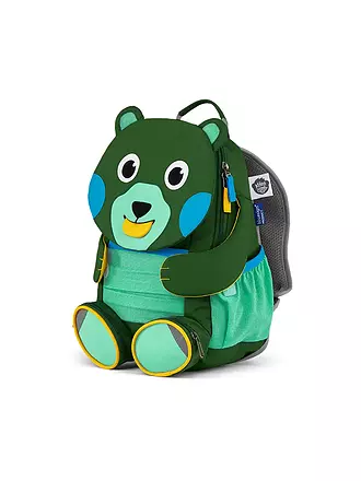 AFFENZAHN | Kinder Rucksack Großer Freund - Frosch | dunkelgrün