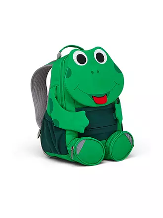 AFFENZAHN | Kinder Rucksack Großer Freund - Frosch | dunkelgrün