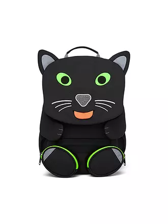 AFFENZAHN | Kinder Rucksack Großer Freund - Katze | schwarz