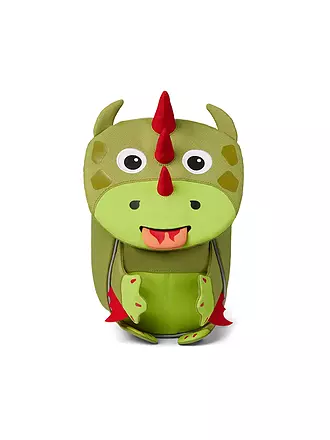 AFFENZAHN | Kinder Rucksack Kleine Freunde - Dinosaurier | grün