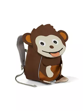 AFFENZAHN | Kinder Rucksack Kleine Freunde - Eule | braun