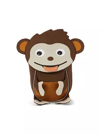 AFFENZAHN | Kinder Rucksack Kleine Freunde - Hai | braun