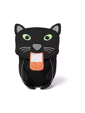 AFFENZAHN | Kinder Rucksack Kleine Freunde - Katze | schwarz