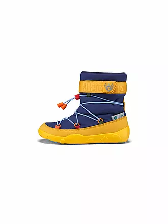 AFFENZAHN | Kinder Winterstiefel  VEGAN SNOWY Hai | dunkelblau