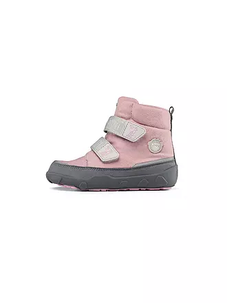 AFFENZAHN | Kinder Winterstiefel WOLLE COMFY Hase | rosa