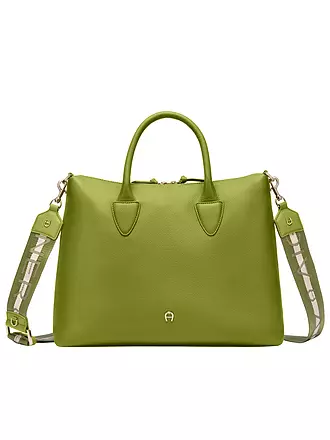 AIGNER | Ledertasche - Henkeltasche ZITA Medium# | grün