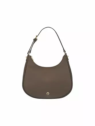 AIGNER | Ledertasche - Hobo Bag DIADORA Medium | grau