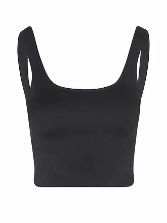 AIMN | Top - Bralette Cropped Fit | schwarz