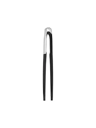 ALESSI | Küchenzange DOMENICA 32cm Schwarz/Edelstahl | schwarz