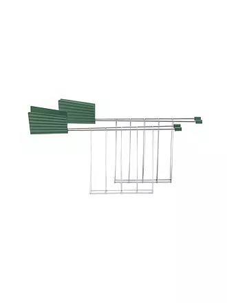 ALESSI | Sandwichzange Plisse 2er Rot MDL08 RACK R | dunkelgrün