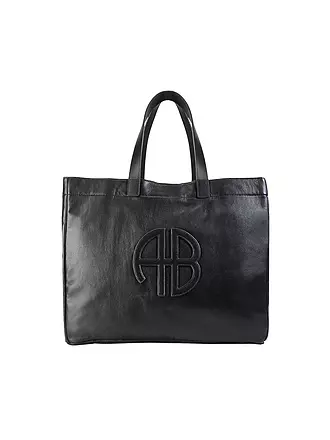 ANINE BING | Ledertasche - Shopper RIO Large | schwarz