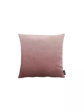 APELT | Samt Kissenhülle 46x46cm ARTE Uni Softstyle Grau | rosa