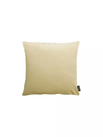 APELT | Samt Kissenhülle 46x46cm ARTE Uni Softstyle Petrol | beige