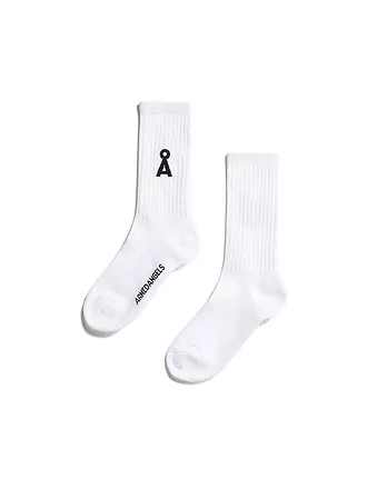 ARMEDANGELS | Socken SAAMUS BOLD black | weiss