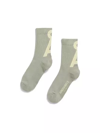 ARMEDANGELS | Socken SAAMUS rosalilly-broken white | hellgrün