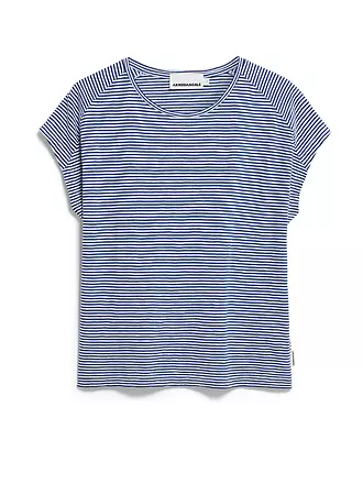 ARMEDANGELS | T-Shirt ONELIAA LOVELY STRIPES | rot