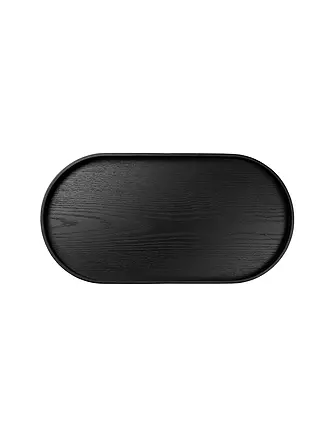 ASA SELECTION | Holztablett oval 23x11cm Schwarz | schwarz