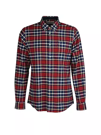 BARBOUR | Flanellhemd Slim Fit BEDSOM | rot