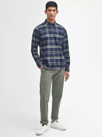 BARBOUR | Flanellhemd Slim Fit BEDSOM | grau