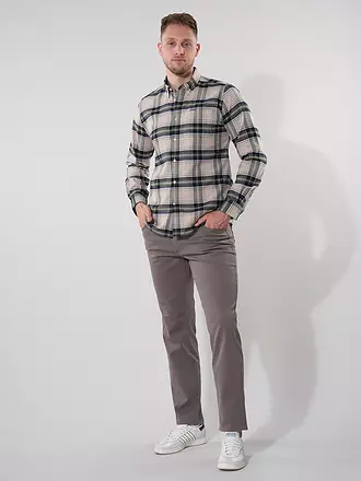 BARBOUR | Flanellhemd Slim Fit | beige