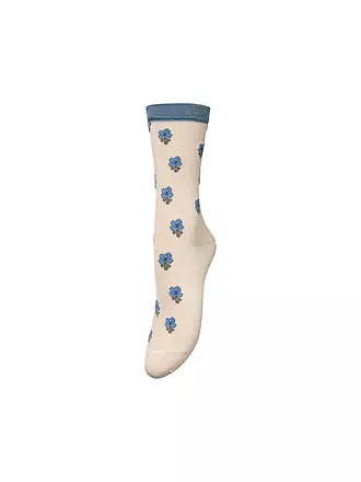 BECKSÖNDERGAARD | Damen Socken LEAVY VISCA English Rose | beige