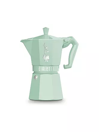 BIALETTI | Espressokocher EXCLUSIVE MOKA 3 Tassen Creme | hellgrün
