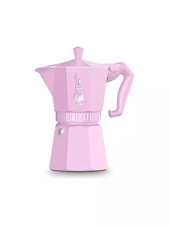 BIALETTI | Espressokocher EXCLUSIVE MOKA 3 Tassen Creme | rosa
