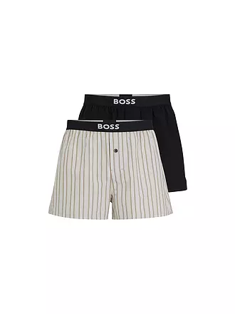 BOSS | Boxershorts 2er Pkg. open blue | beige