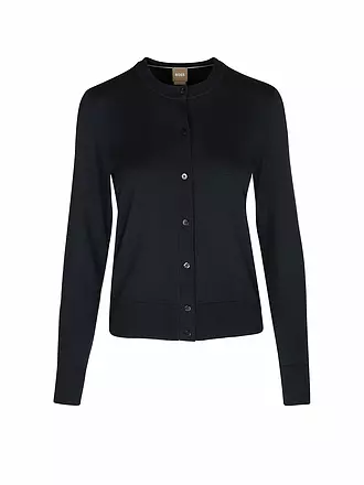 BOSS | Cardigan FADENASI | schwarz