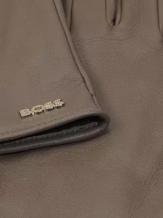 BOSS | Lederhandschuhe | braun