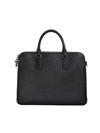 BOSS | Ledertasche - Aktentasche NEW CROSSTOWN | schwarz