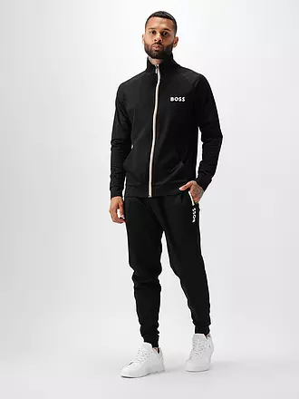 BOSS | Loungewear Jacke | schwarz