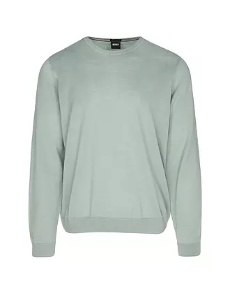 BOSS | Pullover Slim Fit LENO-P | hellgrün