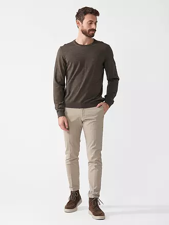 BOSS | Pullover Slim Fit LENO-P | olive