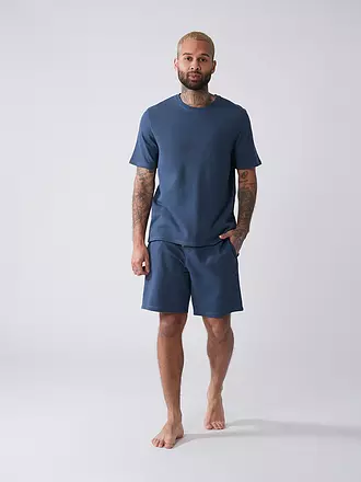 BOSS | Pyjamahose - Shorts | blau