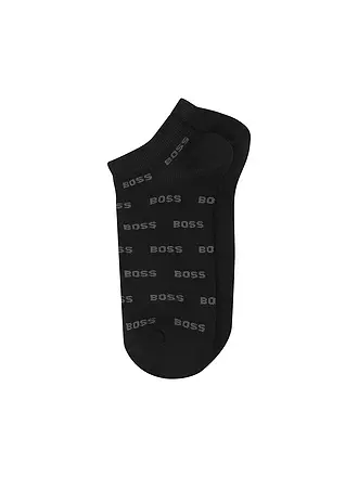 BOSS | Sneaker Socken 2er Pkg. white | schwarz