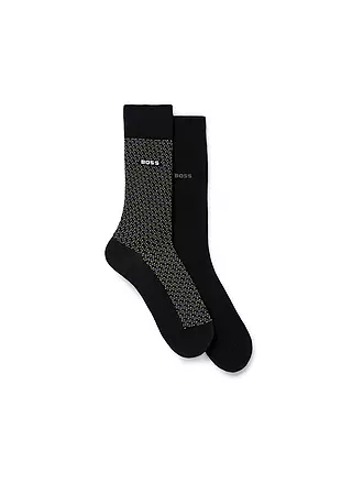 BOSS | Socken 2er Pkg. black | schwarz