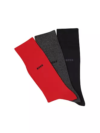 BOSS | Socken 3-er Pack open miscellaneous | rot