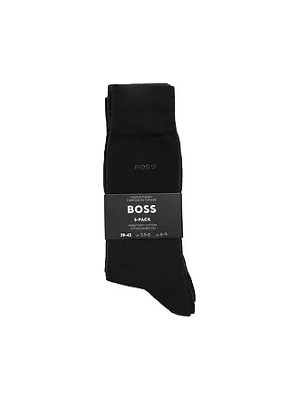 BOSS | Socken 5-Pkg black | schwarz