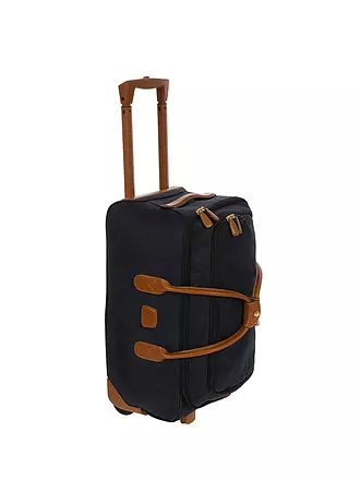 BRICS | Reisetasche mit Rollen "Life" 55cm (Blau) | 