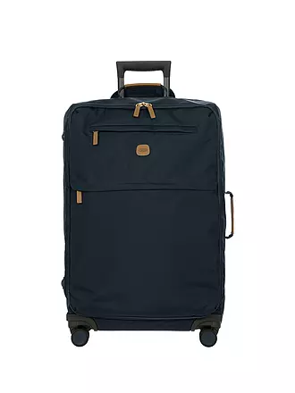 BRICS | Trolley weich X-TRAVEL 71cm Brown | blau